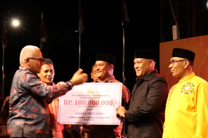 Lagi Lagi Aceh Selatan Juara Lomba Gampong Tingkat Provinsi Aceh