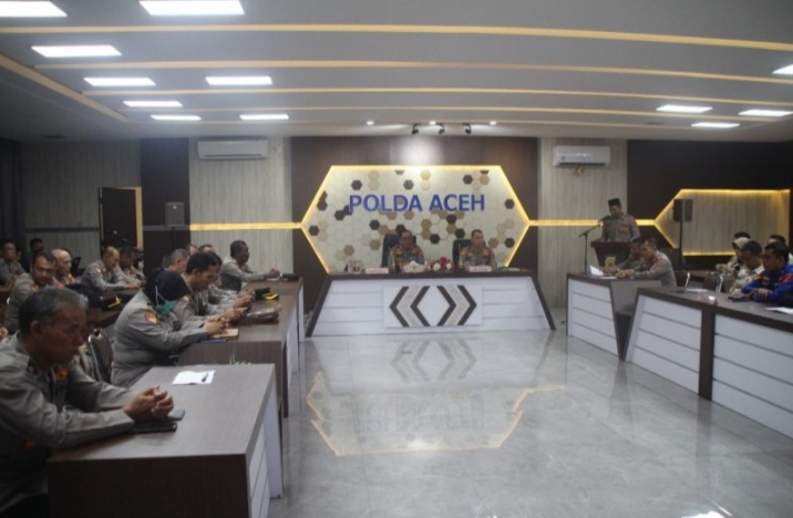 Biro Rena Polda Aceh Gelar Pembinaan Fungsi Perencanaan 2022