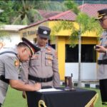 Kapolres Aceh Selatan Pimpin Sertijab 2 PJU dan 2 Kapolsek, Ini Daftarnya