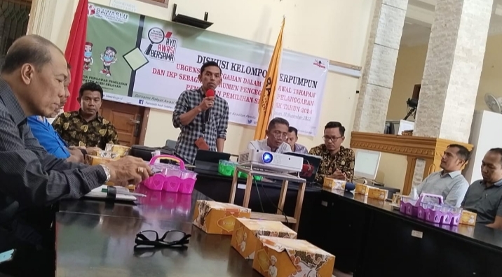 Panwaslu Aceh Selatan Gelar Diskusi Membahas Indeks Kerawanan Pemilu 2024