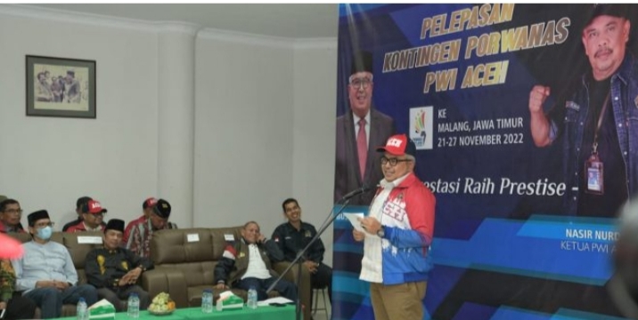 Lepas Kontingen Porwanas Aceh, Sekda: Jadilah Juara Sejati