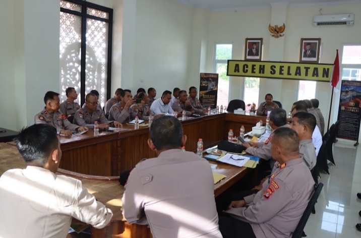 Kapolres Aceh Selatan Pimpin Pelaksanaan GO