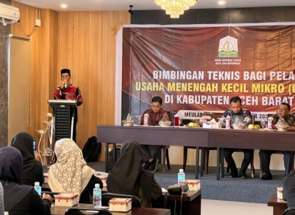 Diskop UMKM Aceh Gelar Bimtek 30 Wirausaha Pemula