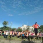 Meriahkan HUT Dharma Wanita ke 23, Dharma Wanita Persatuan Aceh Selatan Gelar Senam Massal
