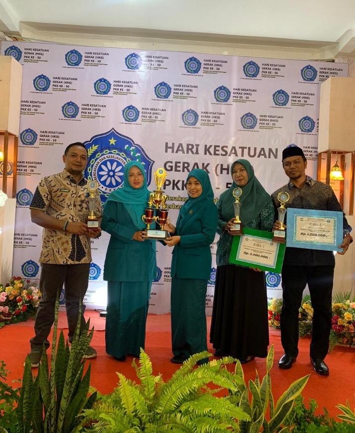 Kecamatan Tapaktuan Sukses Raih Juara Umum Lomba Gammawar Tingkat Kabupaten Aceh Selatan
