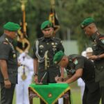 Pangdam IM Pimpin Upacara Sertijab Kakumdam IM dan Danyon Zipur 16/DA