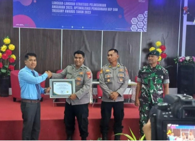 Polres Bireuen Dinobatkan sebagai Peraih IKPA Terbaik Pertama oleh KPPN