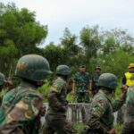 Danrindam Iskandar Muda Meninjau Kegiatan Latihan Berganda Siswa Dikmaba TNI AD TA.2022