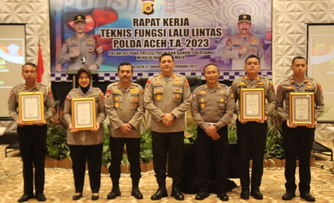 Kapolda Aceh Buka Rakernis Fungsi Lalu Lintas