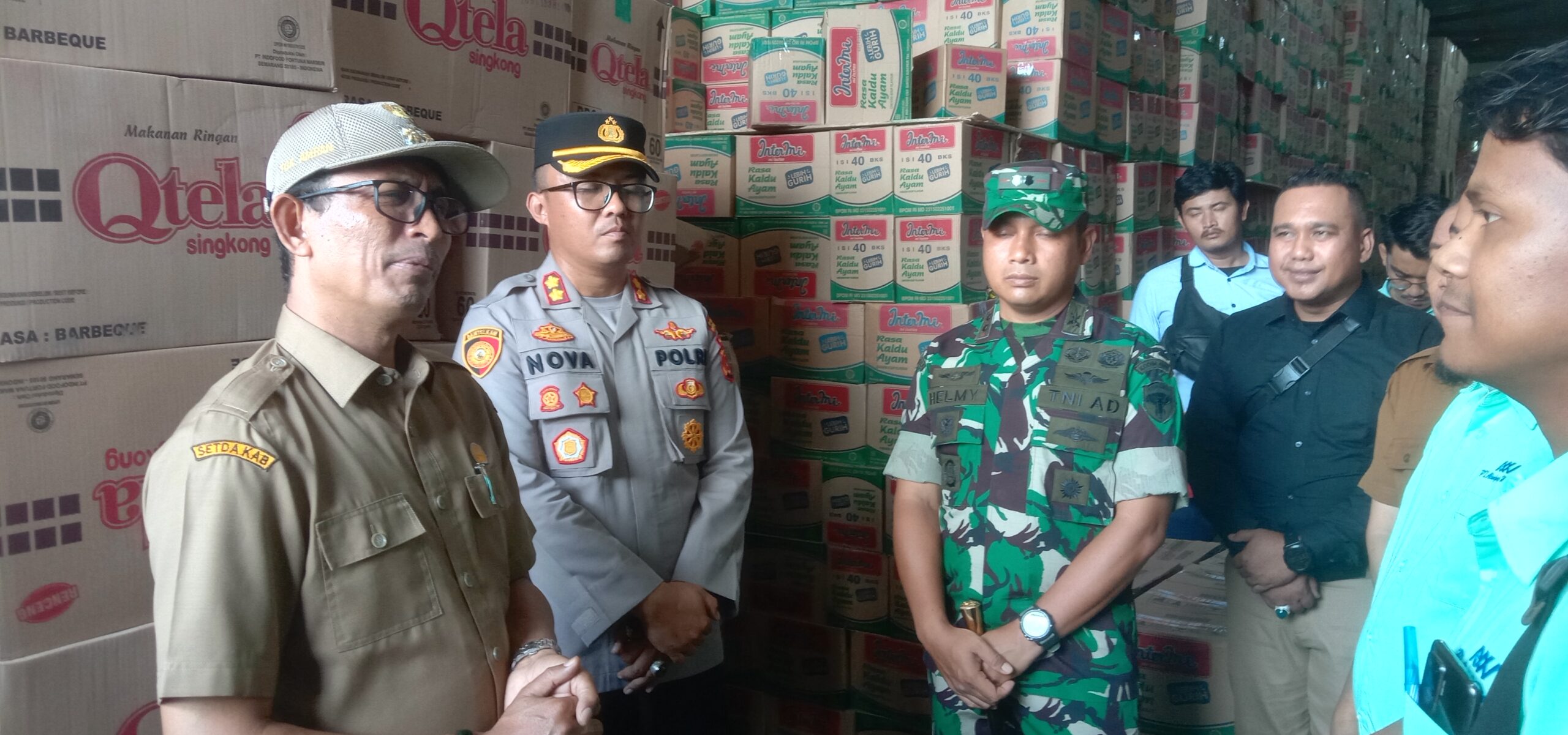 Bupati Tgk. Amran Bersama Forkopimda Sidak Gudang Grosir PT. Alam Jaya