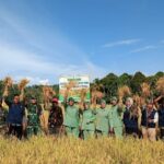 Panen Padi Bersama, Dandim: Kodim 0107 Mendukung Sepenuhnya Program Ketahanan Pangan