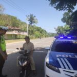 Temukan Pelanggaran Lalu Lintas, Satlantas Polres Ajay Beri Teguran Edukasi