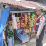 Ciptakan Kamtibmas Aman, Personel Polsek Jaya Rutin Kunjungi Pedagang