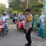 Berupaya Keselamatan Pelajar, Personel Polsek Teunom Rutin Laksanakan Strong Point