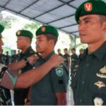 Danrindam IM Memimpin Upacara Pelantikan Kenaikan Pangkat Personil Rindam IM
