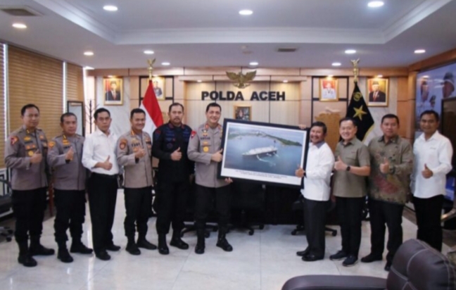 Kapolda Aceh Terima Audiensi Komisaris PT Perta Arun Gas