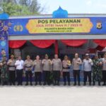 Tim Wasops Polri Bersama Pejabat Polda Aceh Cek Pos Operasi Ketupat Seulawah