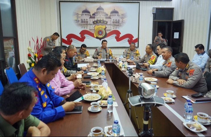 Polda Aceh Gelar Anev Operasi Ketupat Seulawah 2023