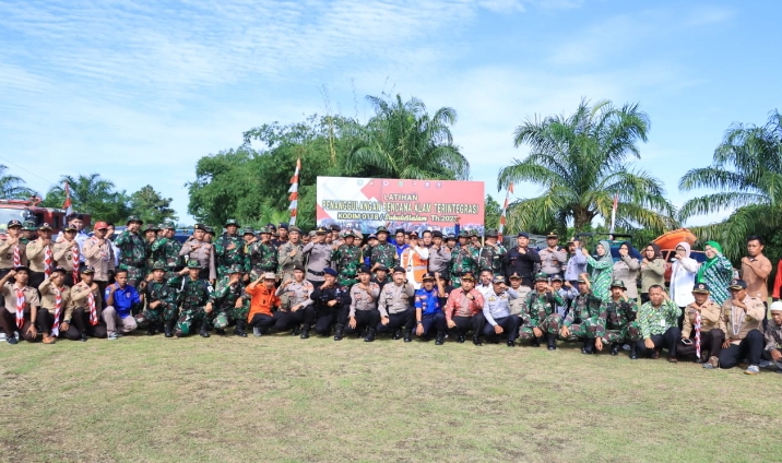 Polres Subulussalam Hadiri Latihan dan Ikuti Penanggulangan Bencana Alam