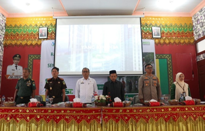 Staf Ahli Perekonomian dan Pembangunan Buka Rakorda Sensus Pertanian Tahun 2023