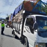 Tertibkan Truk Odol, Sat Lantas Beri Teguran Humanis