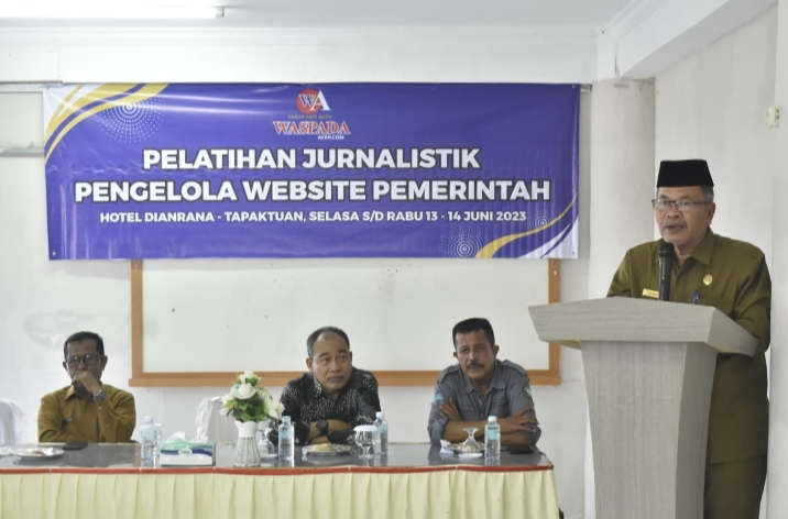 Diskominfosan Aceh Selatan Gelar Pelatihan Jurnalistik Pengelola Website Pemerintah
