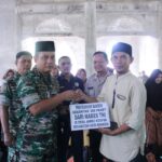 Dandim 0107/ Aceh Selatan Salurkan 300 Paket Bantuan Sembako Mabes TNI kepada Masyarakat Jambo Keupok