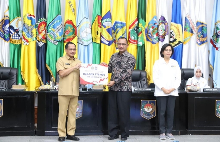 Terbaik dalam Pengendalian Inflasi Daerah, Kemendagri RI Apresiasi Kinerja Pemkab Aceh Selatan