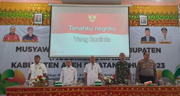 Bupati Aceh Selatan Buka Musorkab KONI Tahun 2023