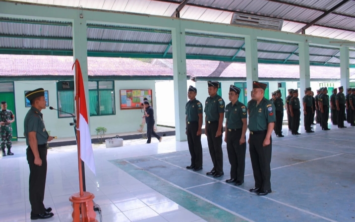 Penerimaan dan Pelepasan Personil, Dandim Letkol Faiq: Selamat dan Terimakasih Atas Dedikasi Selamat Bertugas di Kodim Aceh Selatan