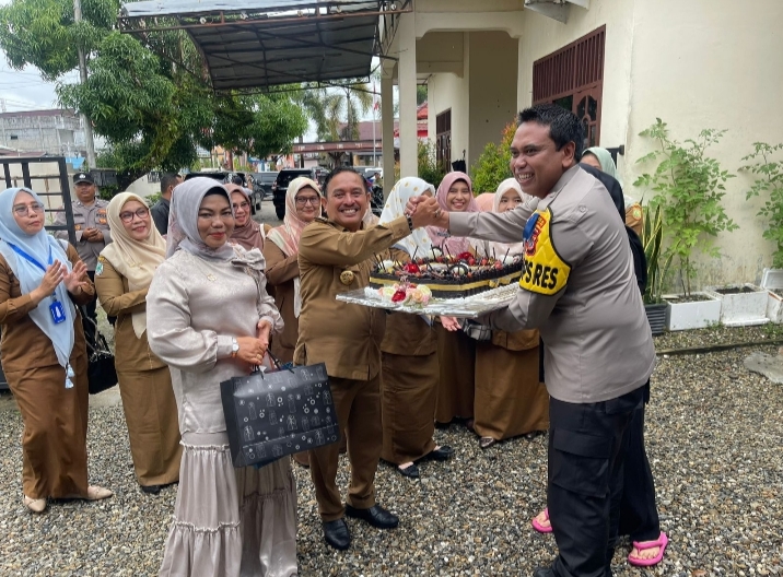 Solid, Walikota bersama Dandim Beri Kejutan Ulang Tahun Kapolres Subulussalam