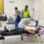 Sambut Hut Lalulintas Bhayangkara, Polres Aceh Selatan Gelar Donor Darah