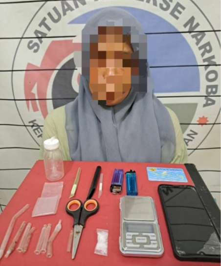 Kali Ini, Satres Narkoba Polres Aceh Selatan Ringkus Seorang Wanita Diduga Pengedar Narkoba