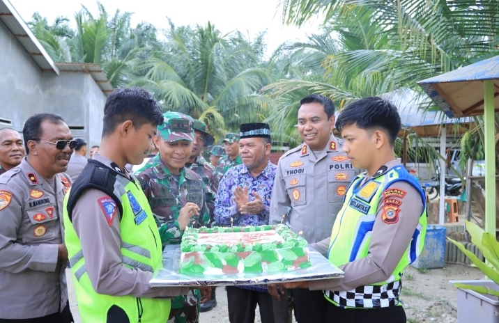 Kapolres Subulussalam Beserta Jajaran Berikan Surprise Dandim 0118 / Subulussalam