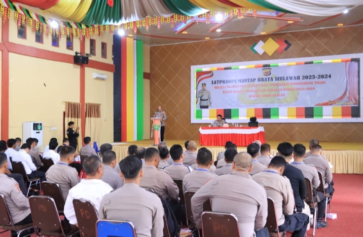 Kapolres Subulussalam Buka Pelaksanaan Latpra Ops Mantap Brata Seulawah