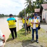 BWSS I Bantu 300 Keping Bronjong untuk Atasi Erosi Krueng Meureubo, Desa Marek