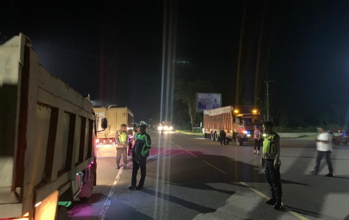 Operasi Mantap Brata Seulawah: Satlantas Polres Aceh Jaya Gelar Razia Gabungan Mencegah Gangguan Kamtibmas di Malam Hari