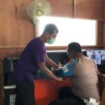 Sidokes Polres Aceh Selatan Lakukan Pengecekan Kesehatan Personil OMB Seulawah