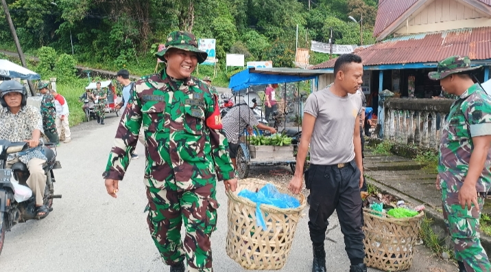 Pencegahan Bencana Alam, Kodim 0107/Asel Bersama Instansi Terkait dan Masyarakat Melaksanakan Karya Bhakti