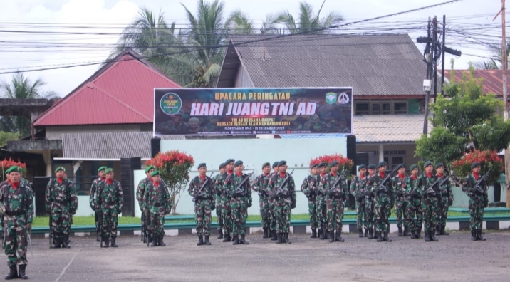 Puncak Hari Juang TNI AD 2023, Kodim 0107/Aceh Selatan Gelar Upacara