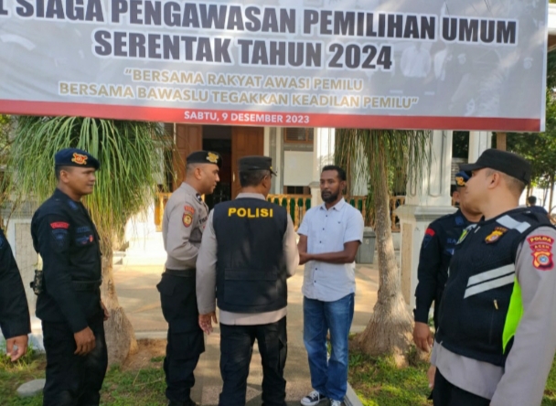 Personel OMB Seulawah Gelar Patroli di Kantor Bawaslu dan KIP Provinsi Aceh
