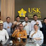 Pj. Bupati Aceh Selatan Audiensi Dengan Rektor USK Terkait Penanganan Banjir di Trumon Raya