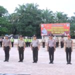 Polres Subulussalam Gelar Upacara Kenaikan Pangkat 14 Personelnya