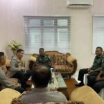 Dandim 0103/Aceh Utara Sambut Kunjungan Silaturahmi Kapolres Aceh Utara