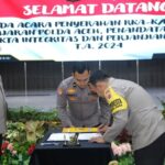 Kapolda Aceh Pimpin Penandatanganan Pakta Integritas dan Penyerahan RKA 2024