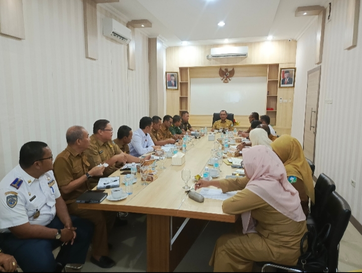 Pj Bupati Aceh Selatan Hadiri Vidcon Rakor Pengendalian Inflasi Daerah dengan Kemendagri