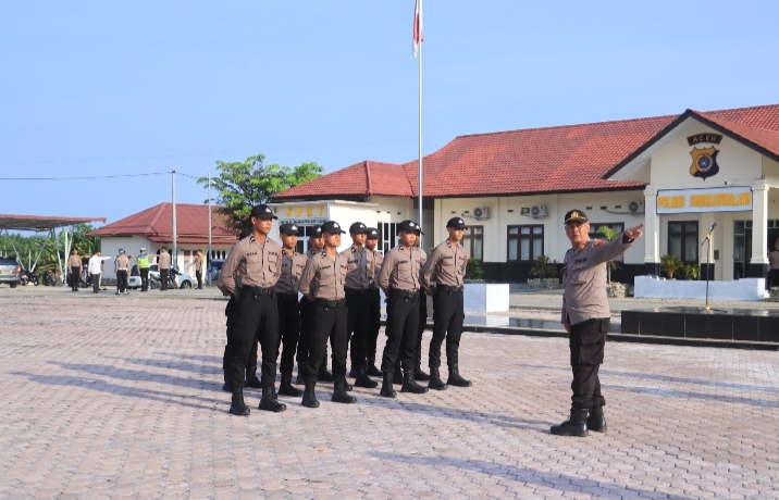 Polres Subulussalam Sambut Tambahan Personel Baru 10 Bintara Remaja
