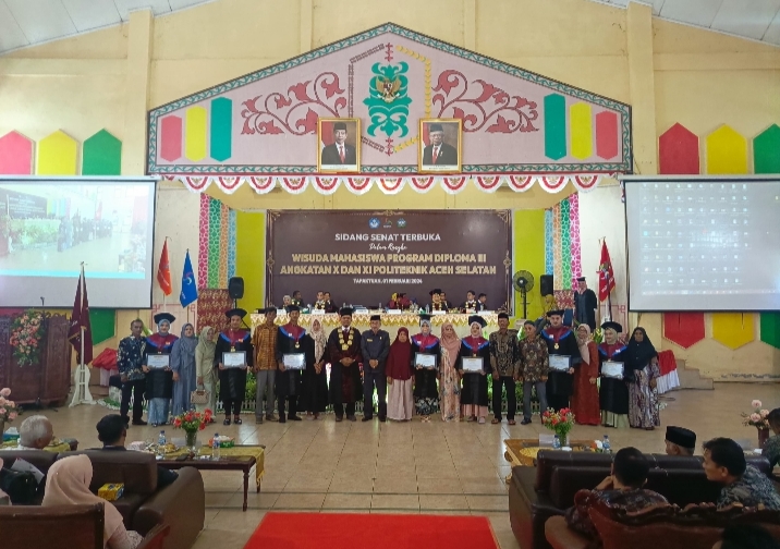 Wisuda Mahasiswa/I Politeknik Aceh Selatan Angkatan ke X dan XI