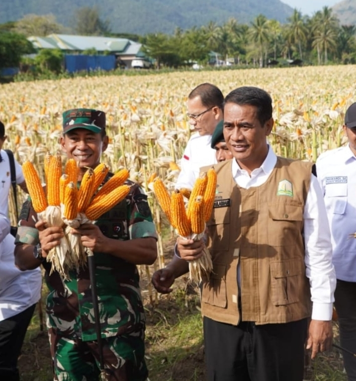 Menteri Pertanian Sebut Pangdam IM adalah Pangdam Terbaik di Bidang Ketahanan Pangan
