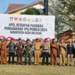 Polres Aceh Selatan Gelar Apel Kesiapan Pengamanan TPS Pemilu 2024